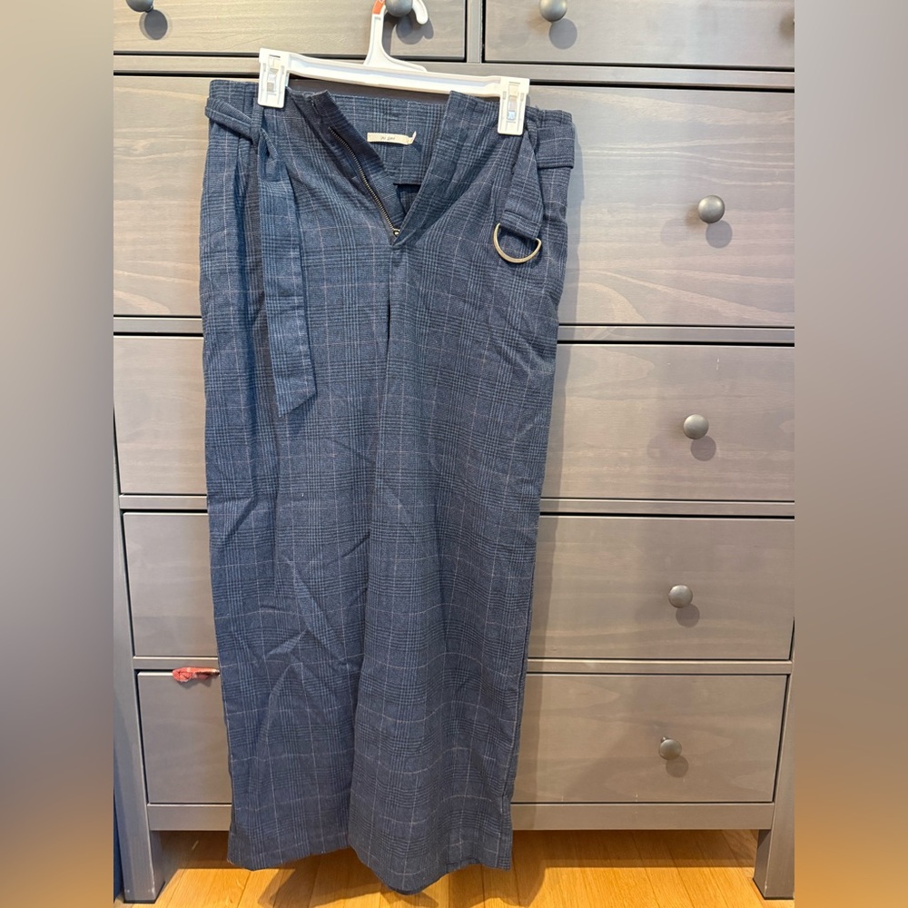 Francesca's Collections Blue Wide Leg Pants